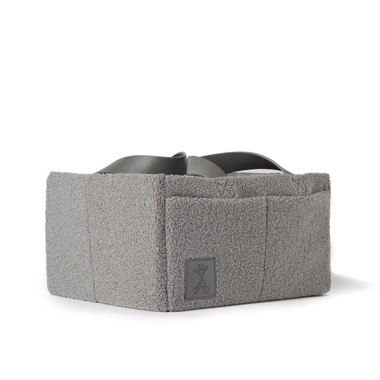 GIGIL Panier à couches – Organiseur de bébé pour couches et lingettes – Organiseur de voiture – Panier de rangement pour chambre d'enfant (gris anthracite)