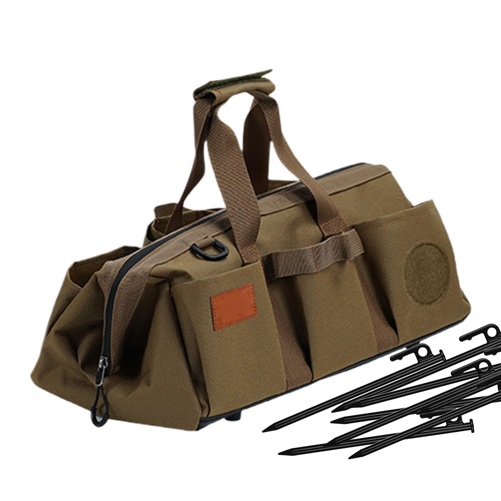 Sac À Sardines De Tente pour Camping Sac pour Pieux De Tente avec Diviseur