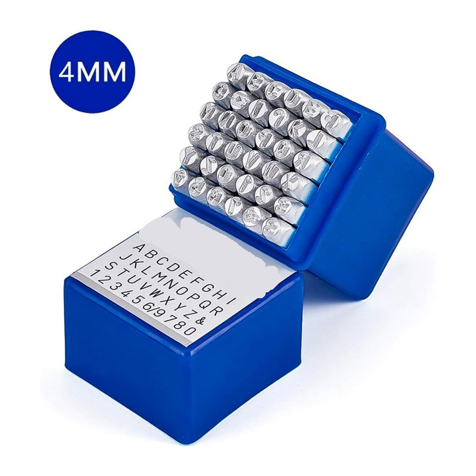 Modelos de letras de acero Perforadora de sello metal con diseño temático | Con caja de herramientas adecuada for estampar joyería en cuero.(AECH04-11621)
