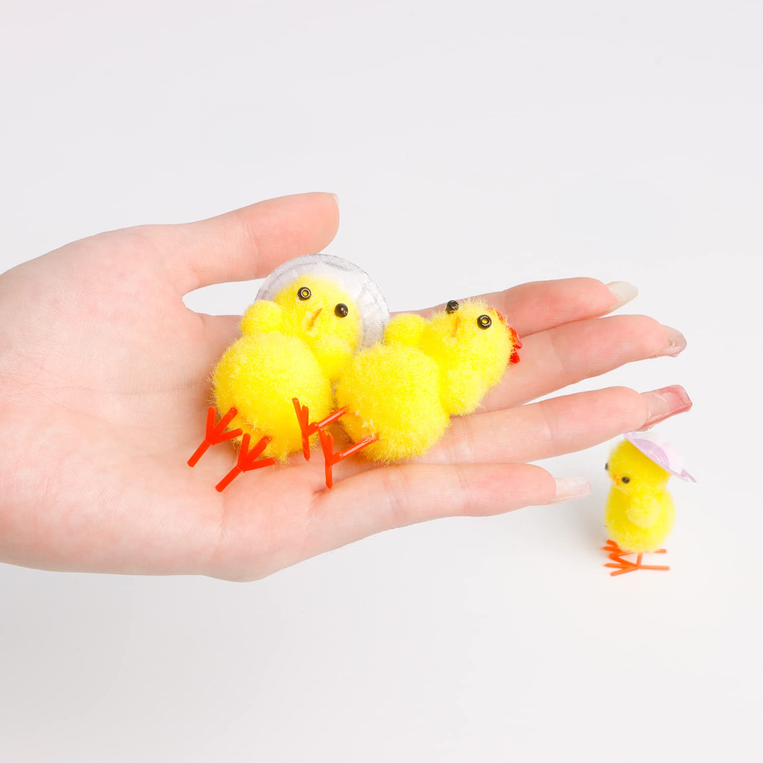 Amazon.co.jp: Aydinids 24個 イースターのひよこ フィギュア - ミニ