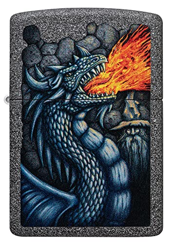 Zippo Encendedor de Bolsillo Iron Stone Dragón miniatura 2