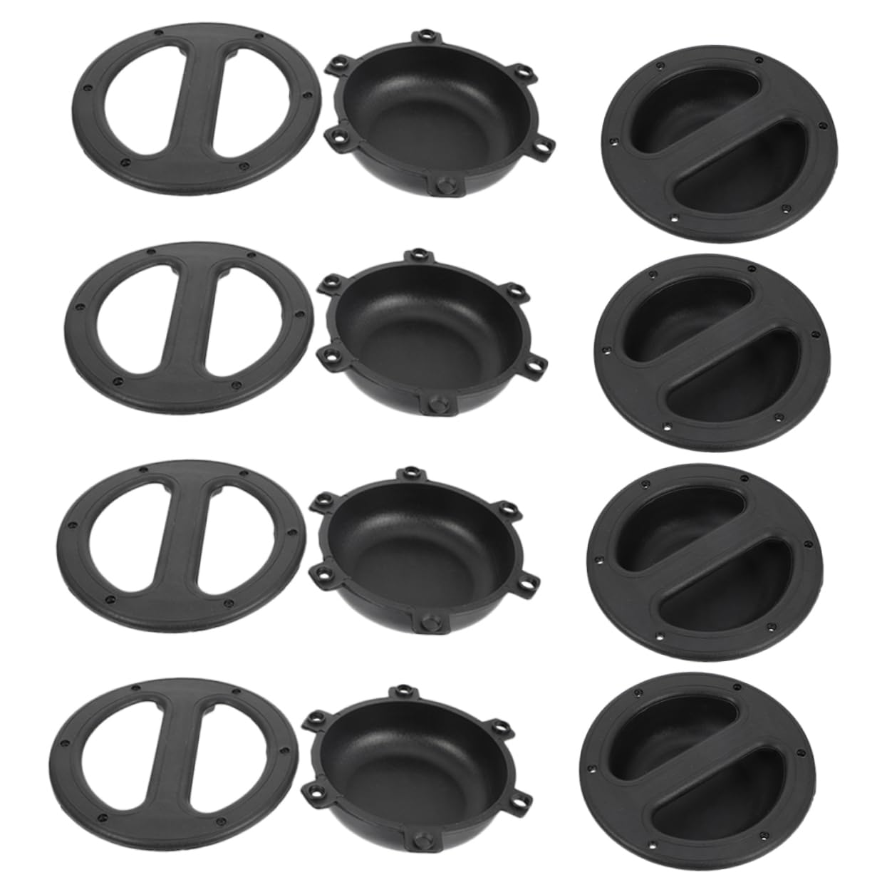 GAROZATION Plastic Speaker Handles Loudspeaker Handle Pulls for Cabinets Audio Fittings