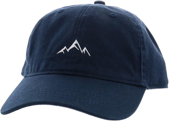 Outdoor Cap -Adult Mountain Dad Hat-Unstructured Soft Cotton