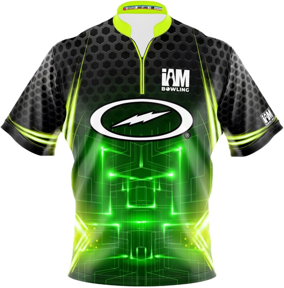 Logo Infusion Dye-Sublimated Bowling Jersey (Sash Collar) - I AM Bowling Fun Design 1501-ST - Storm
