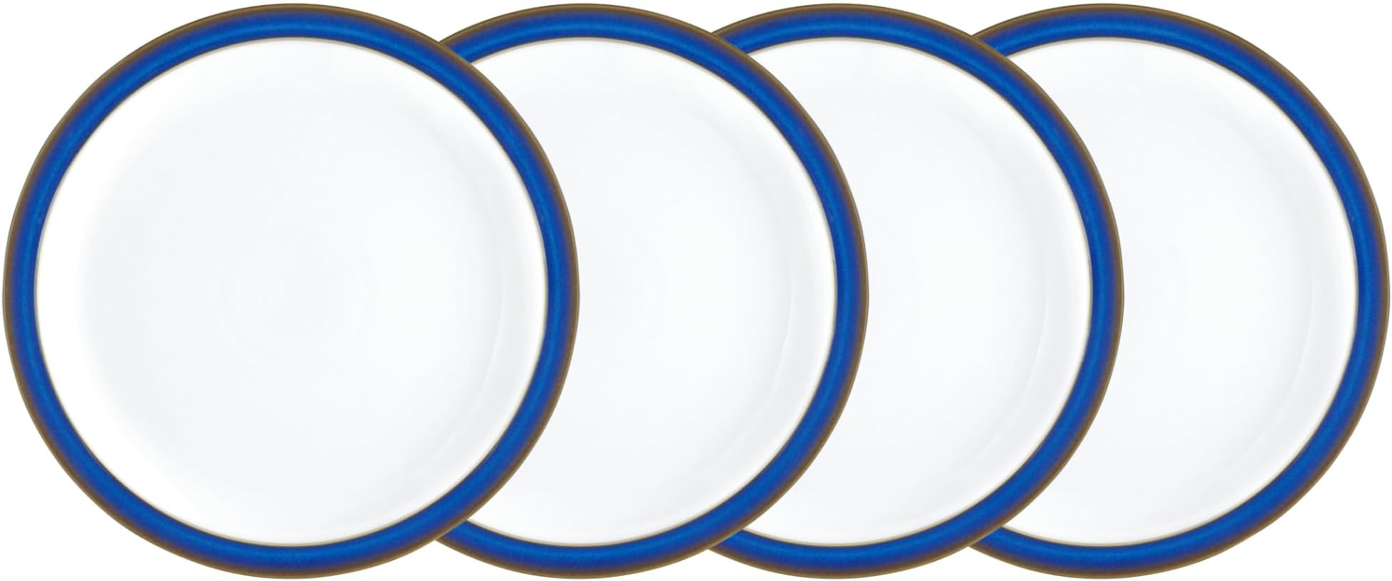 Denby1041005 Dinner Plate, Imperial Blue, Set of 4, 6.5 x 26 x 26 cm