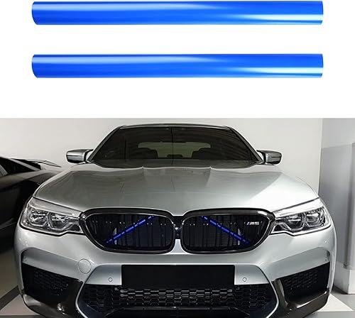 Tiras de inserción de rejilla de repuesto para BMW F20 F30 F32 2012-2018, 320i 328i 330i 335i 420i 428i 435i accesorios (azul, serie 3)