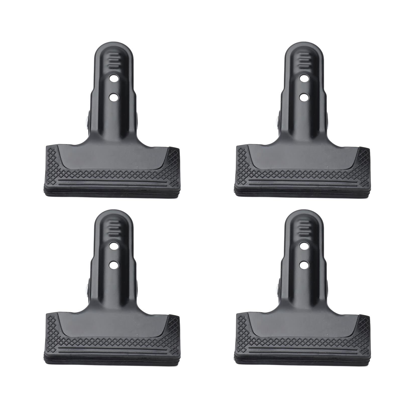 Wallfire Lot De 4 Pinces à Ressort Larges Métal Lourd - Pinces Antidérapantes Pour Menuiserie, Bâche, Camping Et Projets DIY