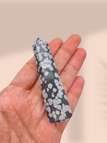 Miniatura 7 de WholesaleGemShop - Torre de obelisco de piedras preciosas de 3 pulgadas, faceta gigante, cristal de roca de Aura Rock Natural pulido Earth Wand