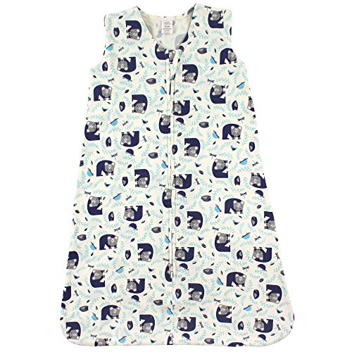 Image of Touched by Nature Unisex Baby Organic Cotton Sleeveless Wearable Sleeping Bag, Sack, Blanket, Woodland, 18-24 Months