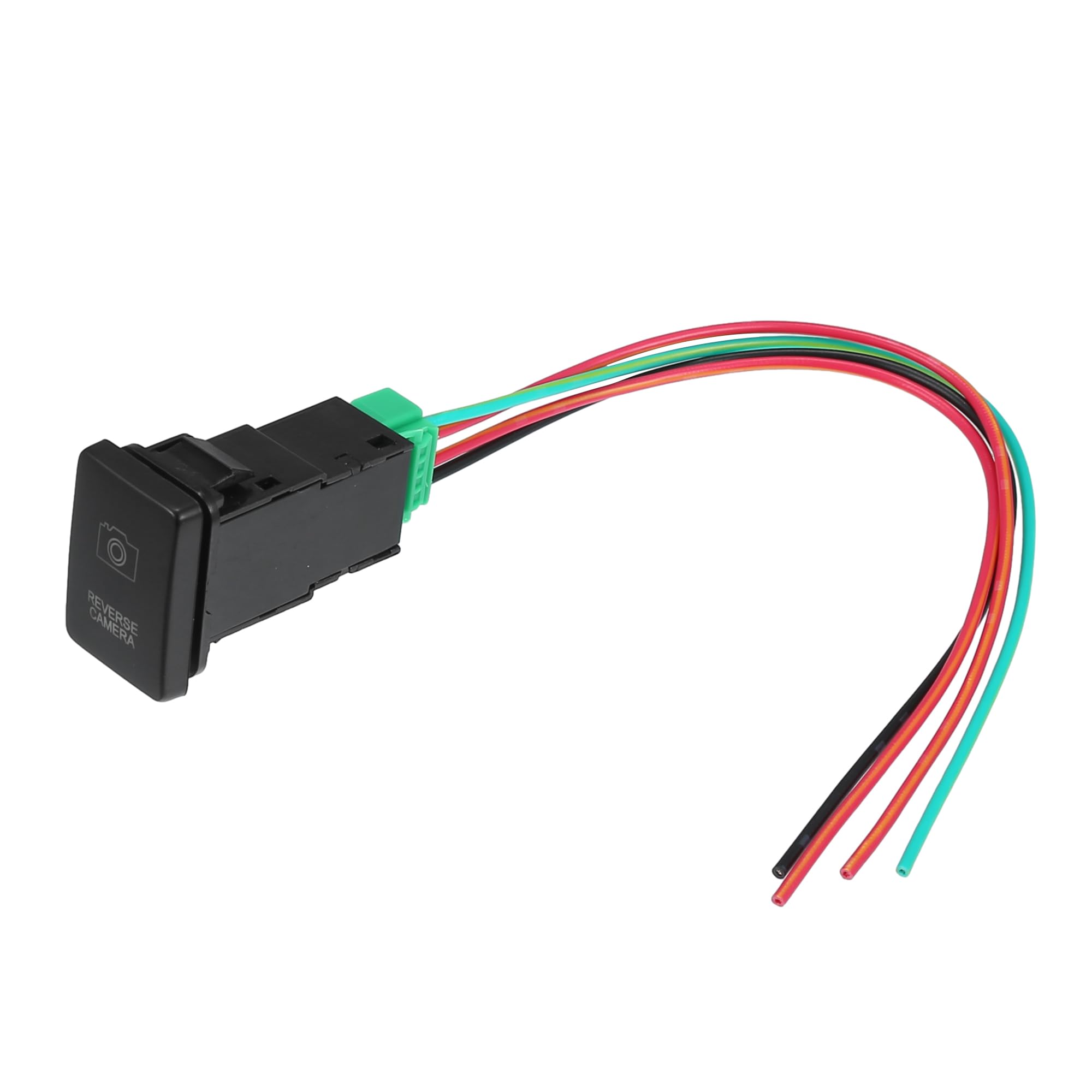 Interruttore A Pulsante AIR COMP Con LED Blu Per Toyota: Compatibile Con Landcruiser, Hilux, Prado, 4Runner E Molti Altri. Colore Nero, Dimensioni 33x23mm, Include Connettore. Ideale Per Luci LED, Fendinebbia, Barre Luminose. - 3