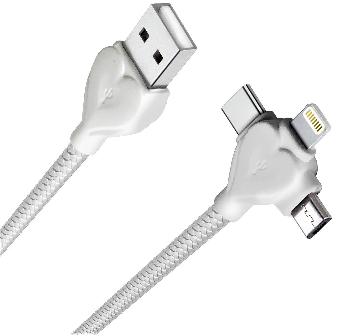 3-in-1 Fast Charging Multi Cable for Type C, Micro USB, and iPhone - Universal Compatibility for All Smartphones (B0CR6TH6QR) Amazon Price History, Amazon Price Tracker