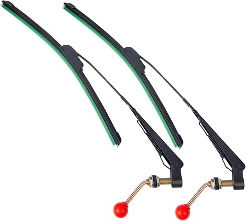 UTV Wiper Kit Hand Operated Manual Windshield Wiper Kit Compatible