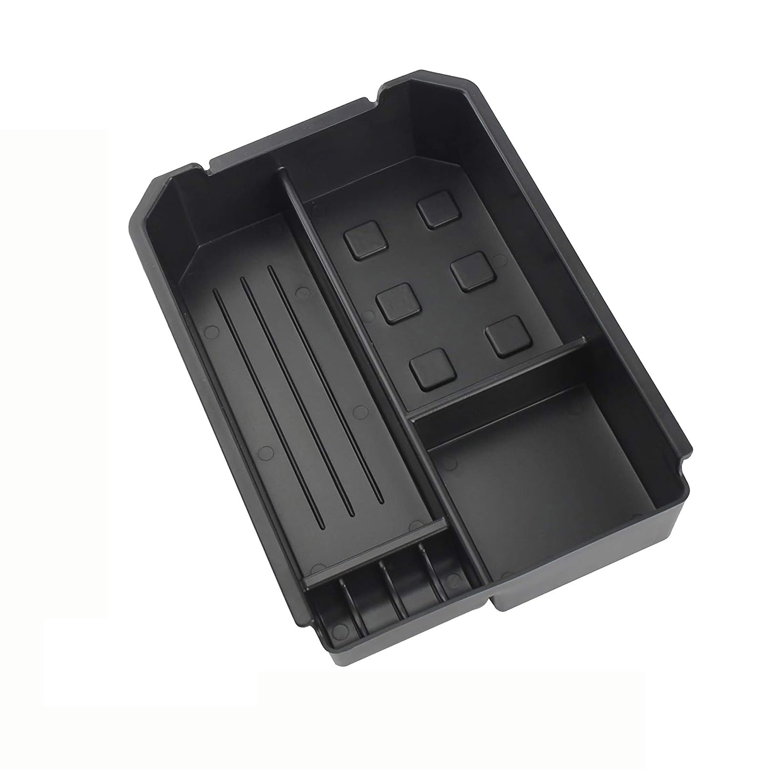 Center Console Organizer Tray Armrest Storage Box Compatible with Toyota RAV4 2013-2018 Car Holder in Glove Cup Holder Accessories(B Style)