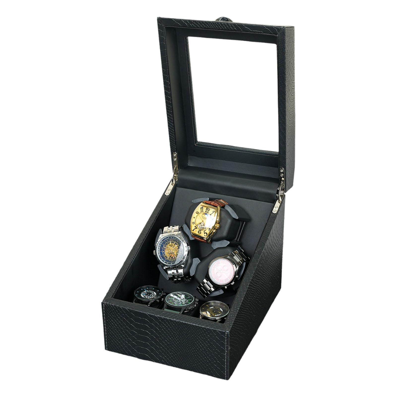 Watch Winder Carica Orologi,Scatola Rotante per Orologio,Caricatore per Orologi Automatici,Caricatore Orologio Automatico,con Motore Silenzioso,per Orologi da Polso.
