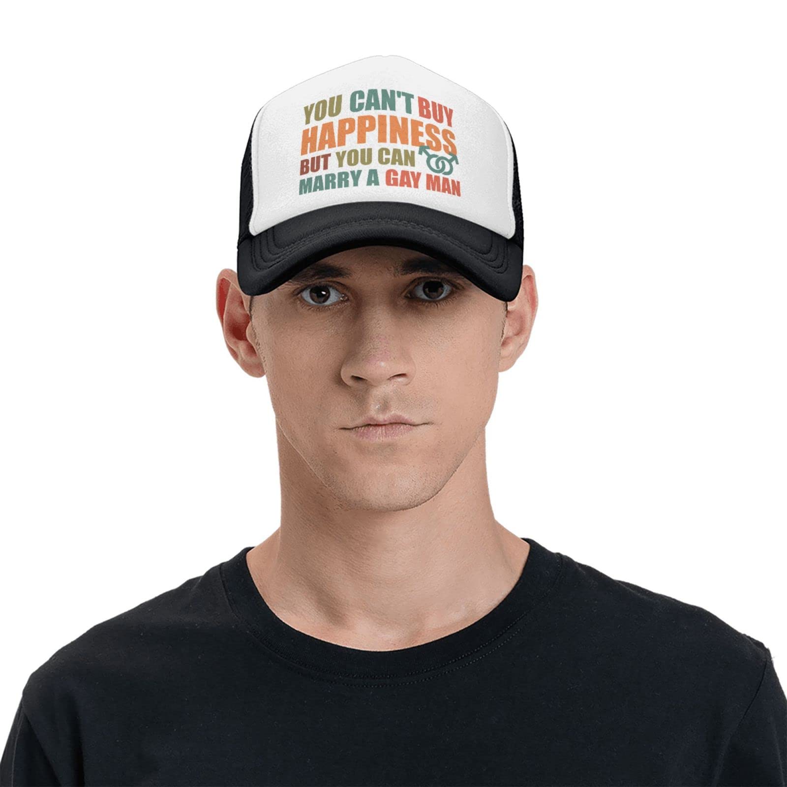 COTECICool Caps for Men You Can't Buy Happiness But You Can Marry A Gay Man Mesh Casquette Cool Dad Hat