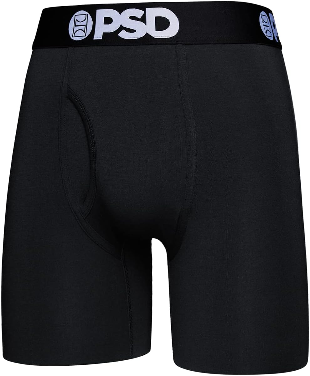 PSD Underwear Mens Boxer Briefs - Modal Boxer Briefs, Standard & Mid Length, Soft & Breathable Boxer Briefs for Men