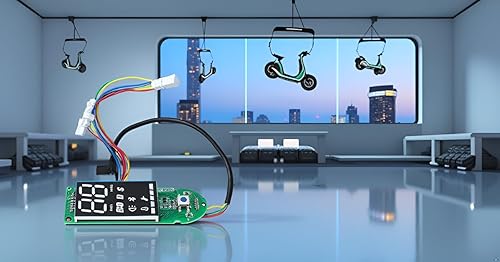 Miniatura 7 de Alomejor Placa de circuito de scooter eléctrico, tablero de instrumentos que contiene cubierta de interruptor de pantalla, reemplazo mejorado para