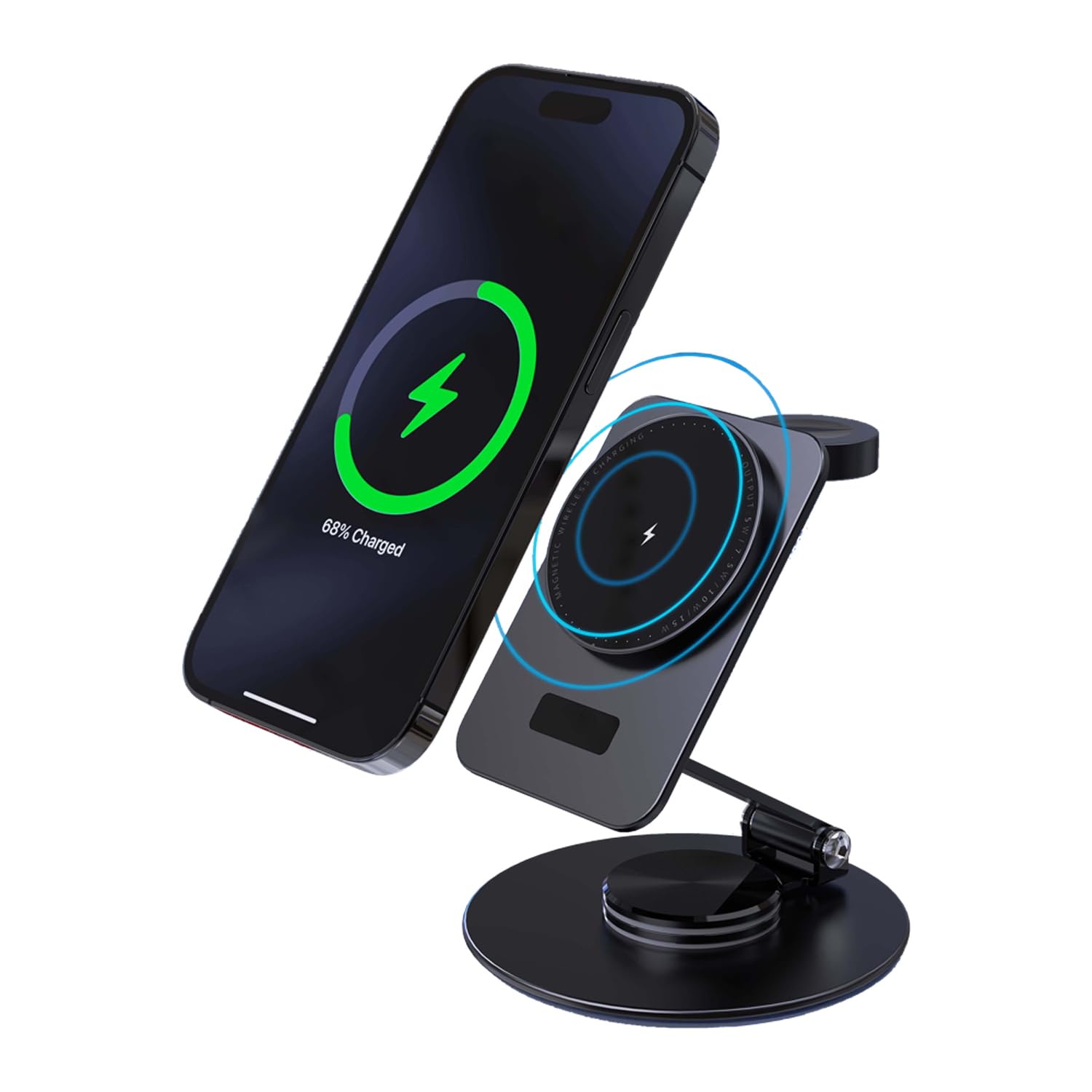 iPhone 置き型ワイヤレス充電器 Amazon.co.jp: 【横トナ】3in1 卓上スタンド型ワイヤレス充電器 Z7