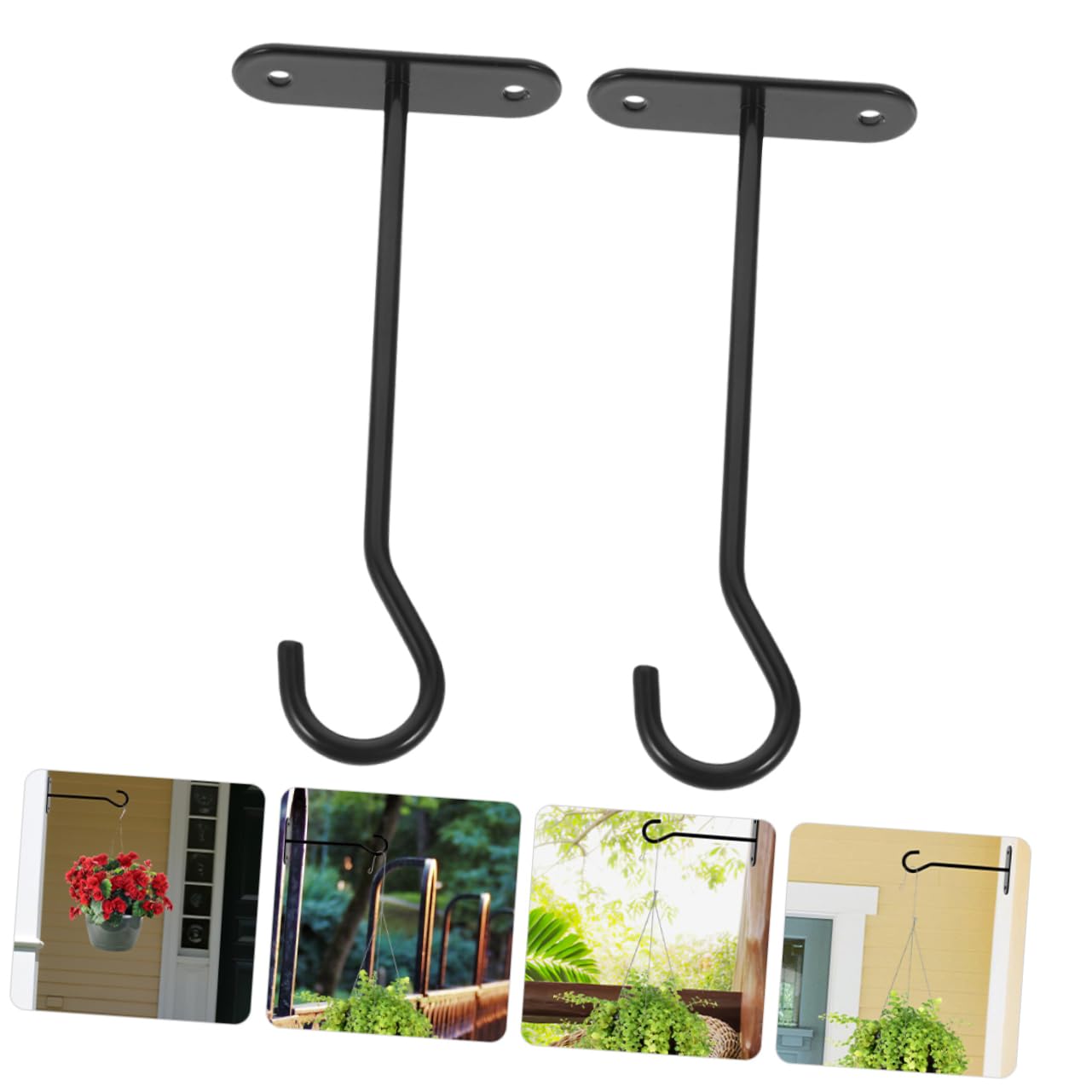 POPETPOP 10 Ensembles Crochet pour Pot De Fleurs Suspendu Cintre pour Plantes Pots D'intérieur pour Plantes Crochet De Plafond Crochets pour Accrocher Pots De Fleurs Le Fer Mural Décorer