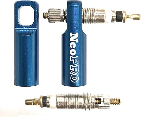 Miniatura 6 de Bike Presta tapa de válvula con kit de función de extracción de núcleo de válvula, cubiertas antipolvo para neumáticos