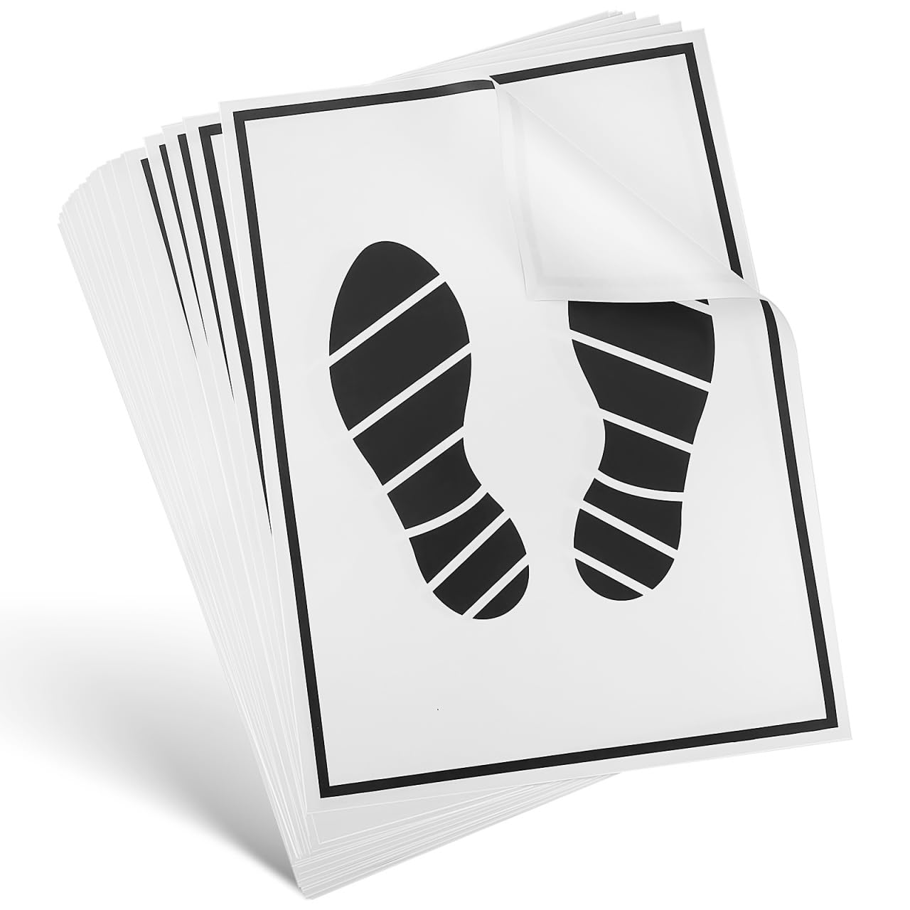 CLISPEED 50Pcs Premium Paper Car Floor Mats, Disposable Floor Protector Mat for Cars Valeting SUVs Trucks Garages Detailing Workshops