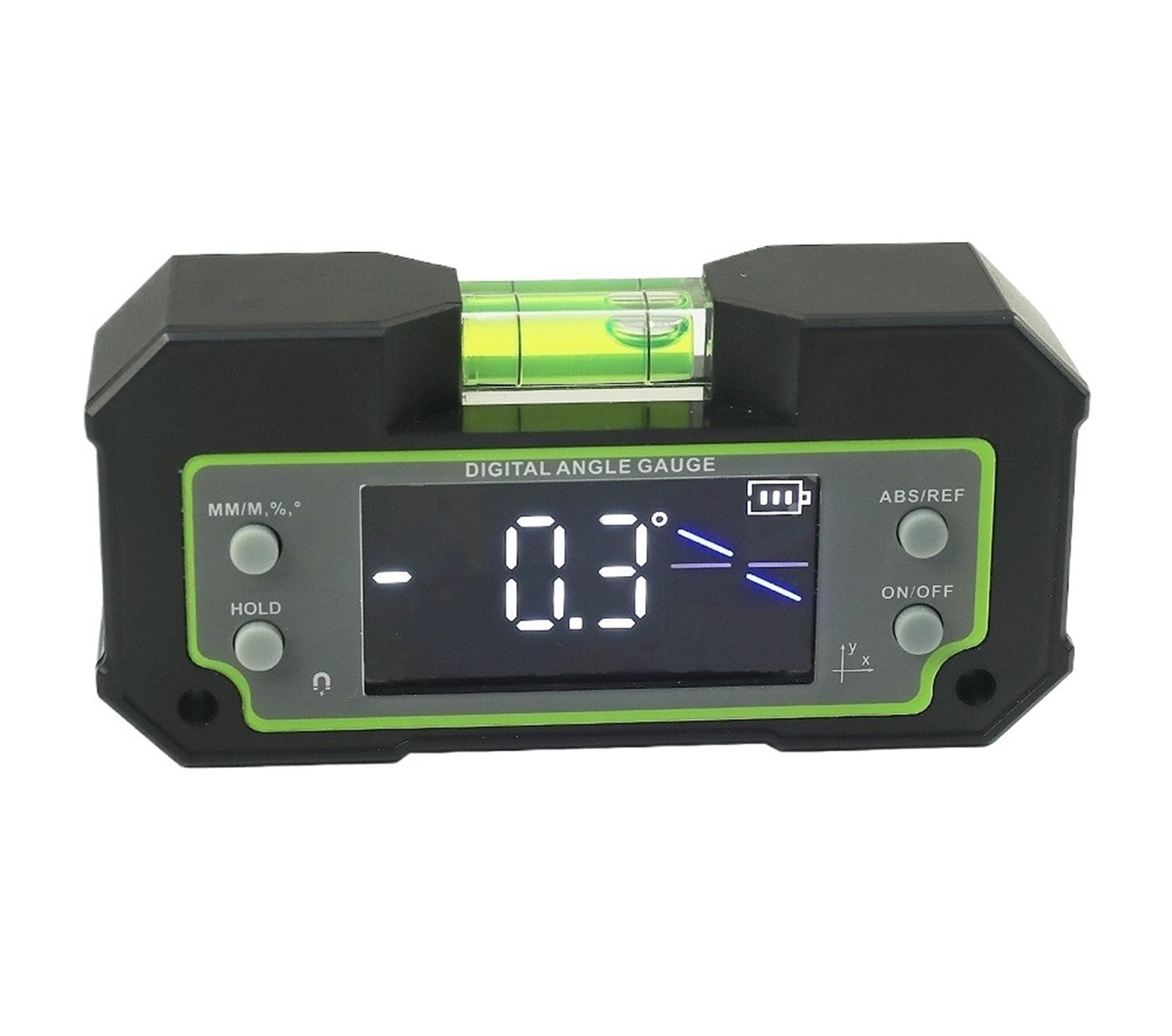 Digital Angle Finder, Digital Angle Finder Dual Axis Protractor Magnetic Level Box Gauge with Bubble for Woodworking Construction and Machinery Use,Inclinometer