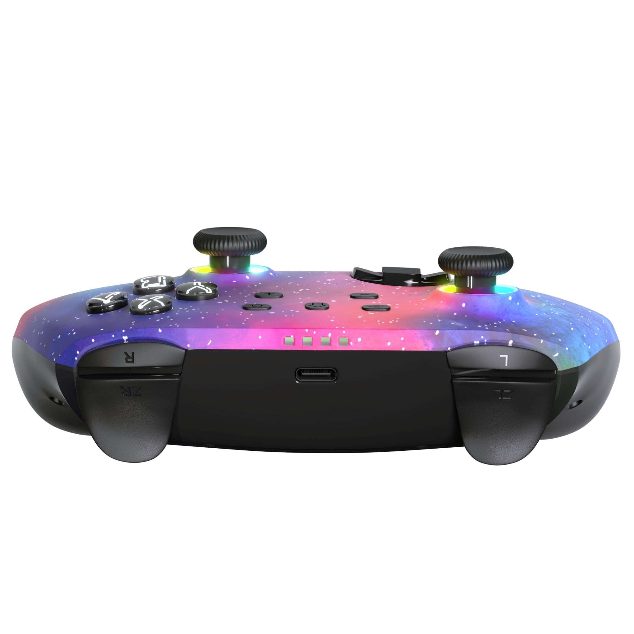 Surge Gamepad Pro (Supernova) - Controlador Bluetooth multiplataforma, compatible con Nintendo Switch, Windows PC, Steam Deck, Android e iOS, botones programables, vibración de retumbo, luces LED