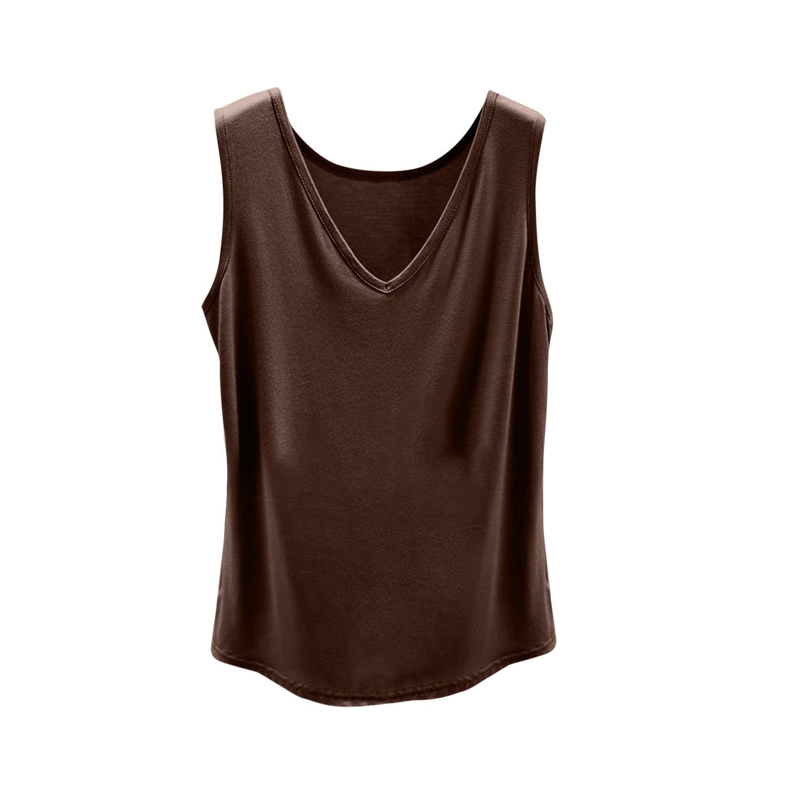 NUSGEAR Camisetas sin Manga Mujer Verano Moda Color sólido Chaleco Camisetas de Tirantes Casual Tank Tops Cuello en V Camisola Deportivo Fiesta Playa Camisa Suelto Basic tee 2024