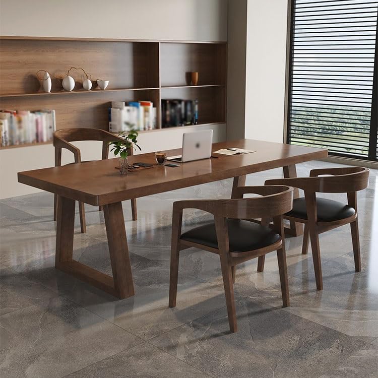 Schreibtisch Massivholz-Desktop-Computertisch for Zuhause, Arbeitszimmer, Schreibtisch, Schlafzimmer, einfacher, moderner Firmenbüro-Schreibtisch, Werkbank Büro Desk(B,160 * 80 * 75cm)