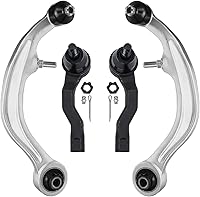 Vista 110 de Detroit Axle - 4 brazos de control traseros para Ford C-Max Focus Mazda 3 5 Volvo C30 C70 S40 V50, 4 brazos de control superior e inferior