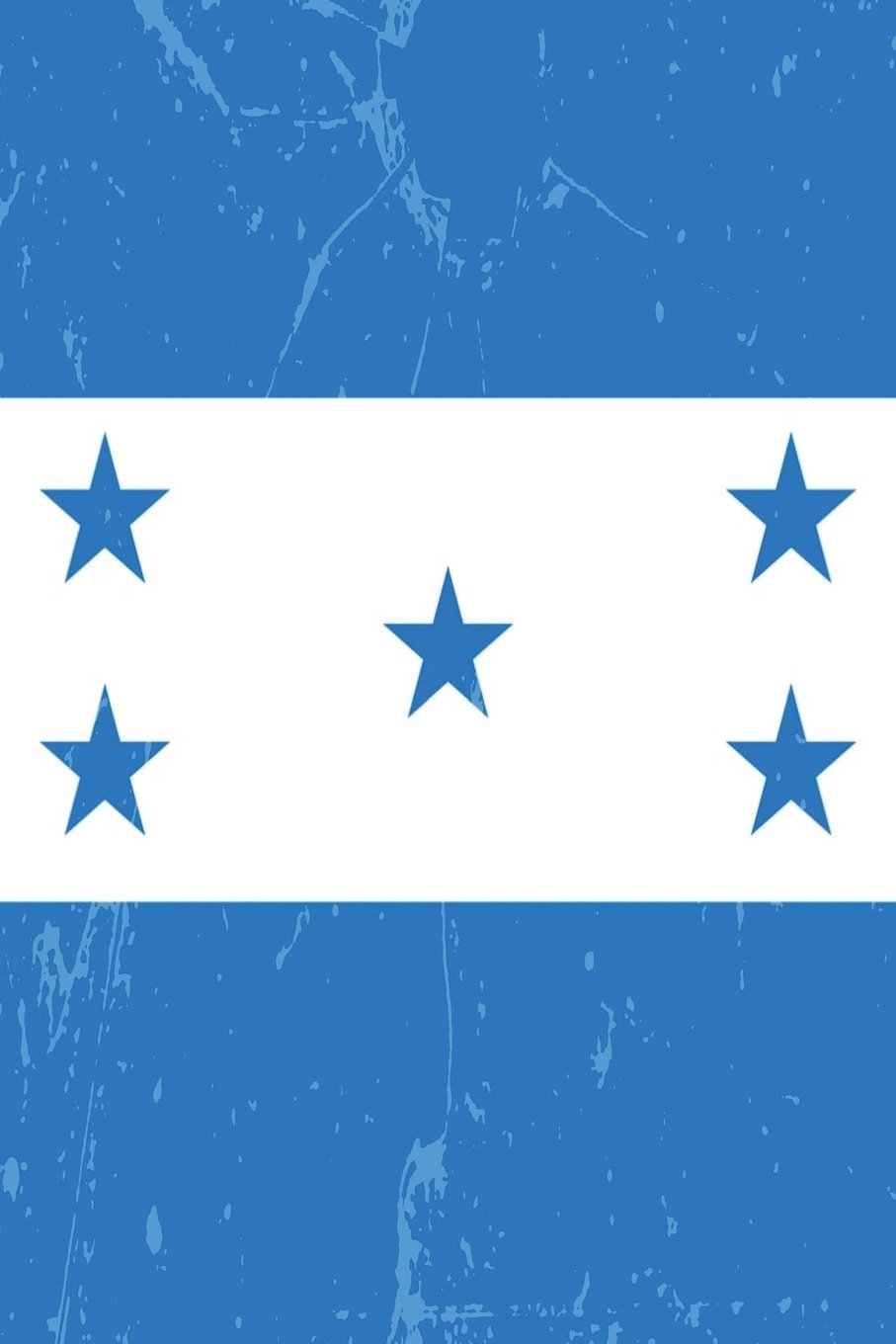 Honduras Flag Journal: Honduras Travel Diary, Hondurans Souvenir, lined Journal to write in