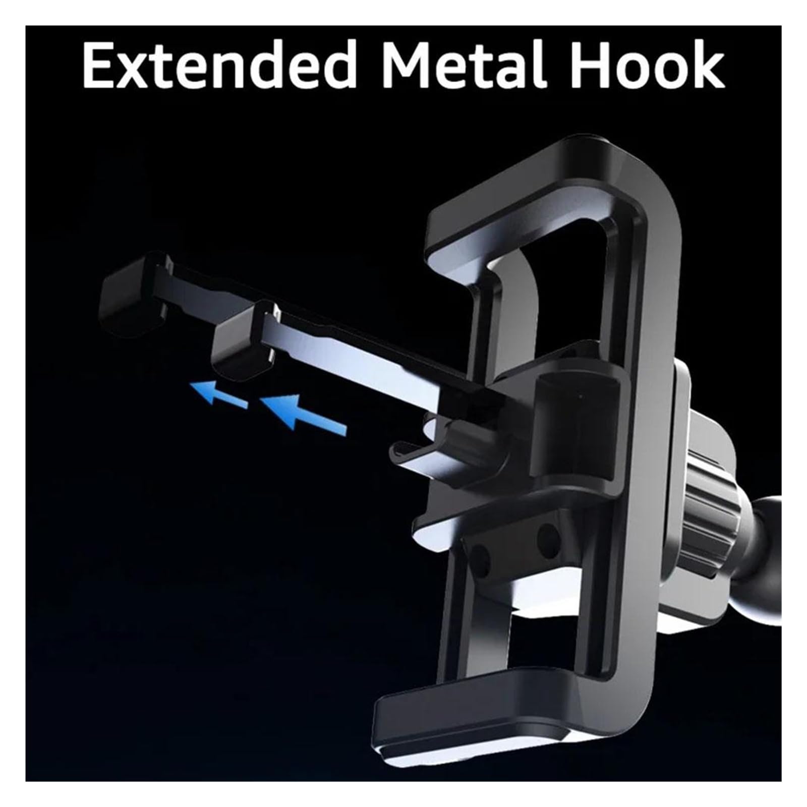Supporto universale per bocchette dell'aria per auto, con clip, supporto per cellulare, base a sfera da 17 mm, per gancio di uscita dell'aria per auto, accessori, staffe GPS