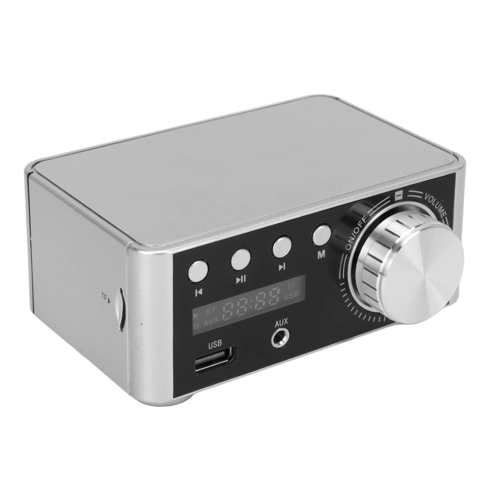 Acouto Verstärker Silver 5 0 Digitalverstärker HiFi-Stereo-Klasse-Verstärker-Receiver, Einfach Bis Ausgezeichnet, Bluetooth-Stereo-, Mini-, Audio-, Bluetooth-Leistung