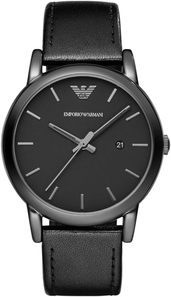 Emporio Armani Watch for Men, Quartz Chronograph Movement and 46mm Case Size with Stainless Steel Strap