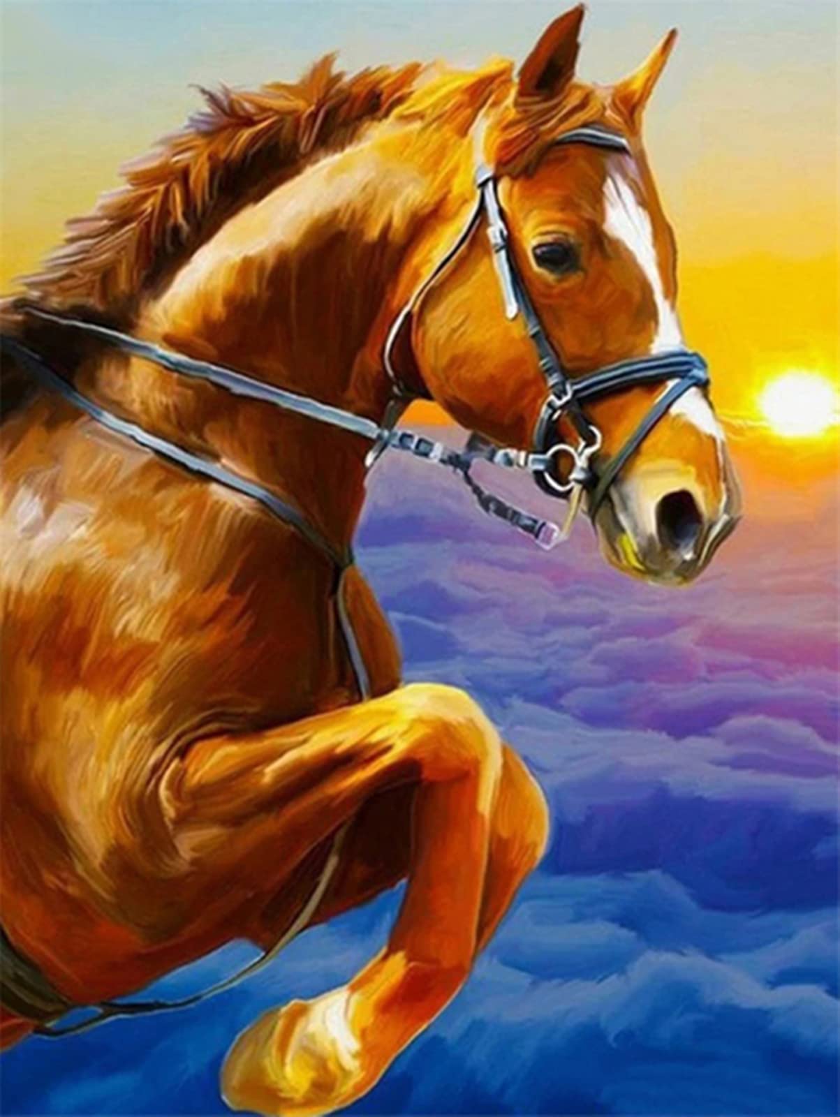Rompecabezas De Madera 6000 Piezas Caballo Bebé EducacióN Temprana Rompecabezas Educativo Juguetes Preescolares 2 3 4 AñOs NiñOs Y NiñAs TamañO Final 179.5×105.5cm