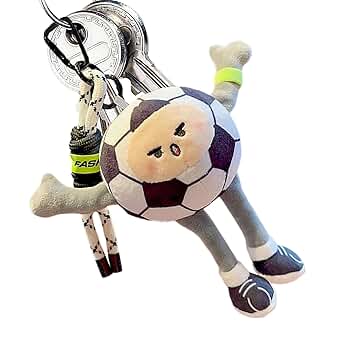Amazon.co.jp: ぬいぐるみサッカーキーホルダー、パーティー記念