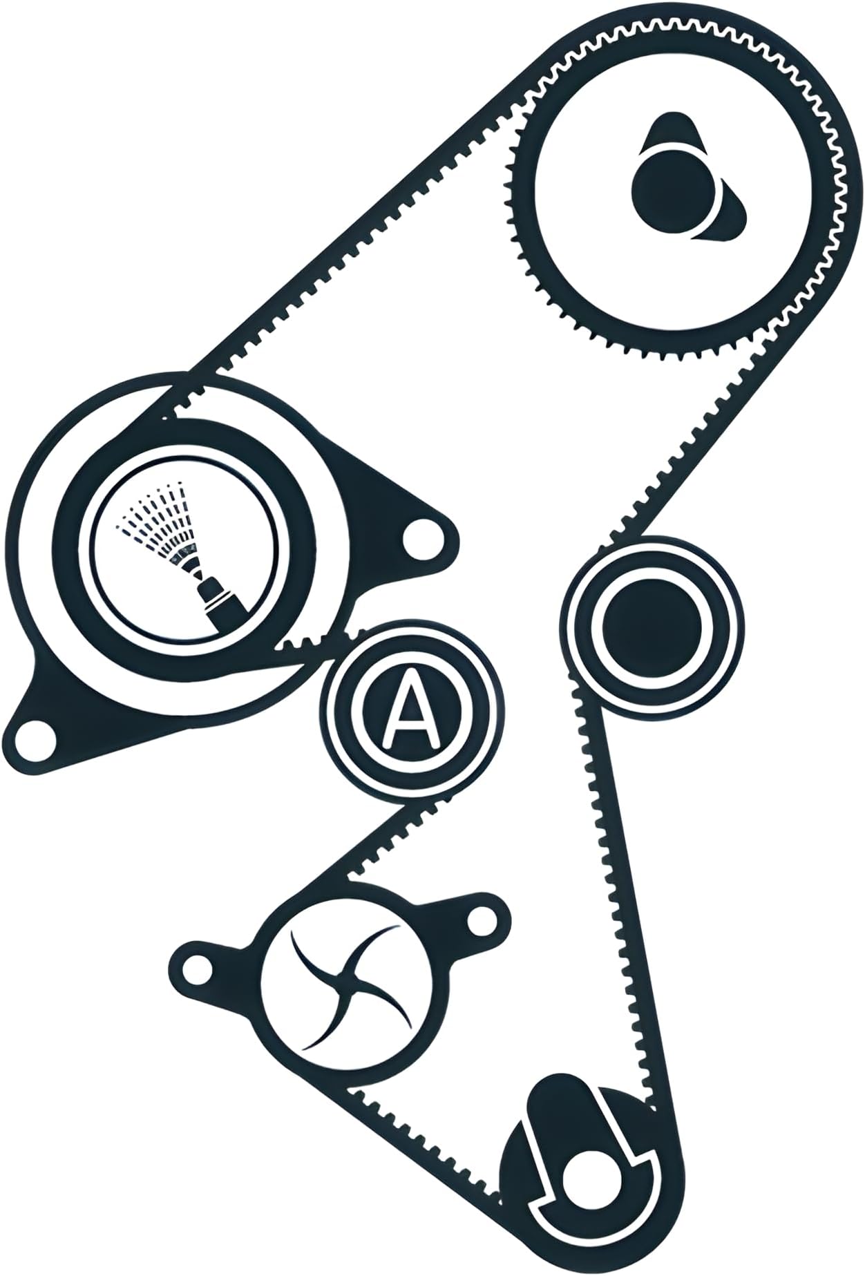 SKF Water Pump And Timing Belt Kit With Gaskets VKMC 03316 Height 171 mm Length 271 mm Width 142 mm - OE Quality
