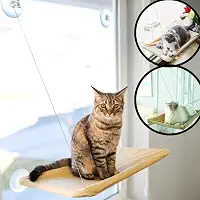 Cama Caminha Rede Suspensa De Janela Para Gatos Com Ventosa