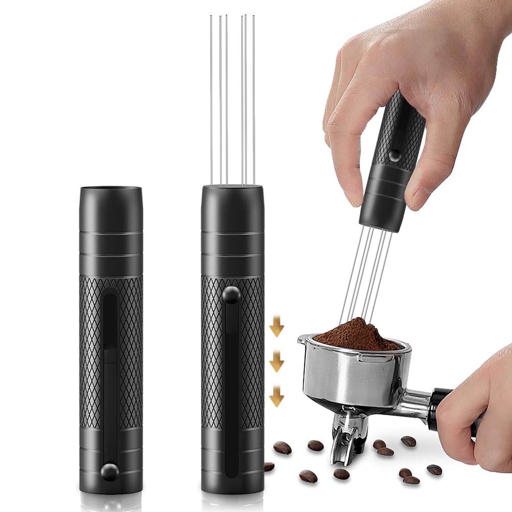 CTRLZS Wdt Tool Stretchy Espresso Coffee Stirrer Espresso Stirrer with Stainless Steel Needles 0.3 Mm, Wdt Tool Espresso Coffee Distributor