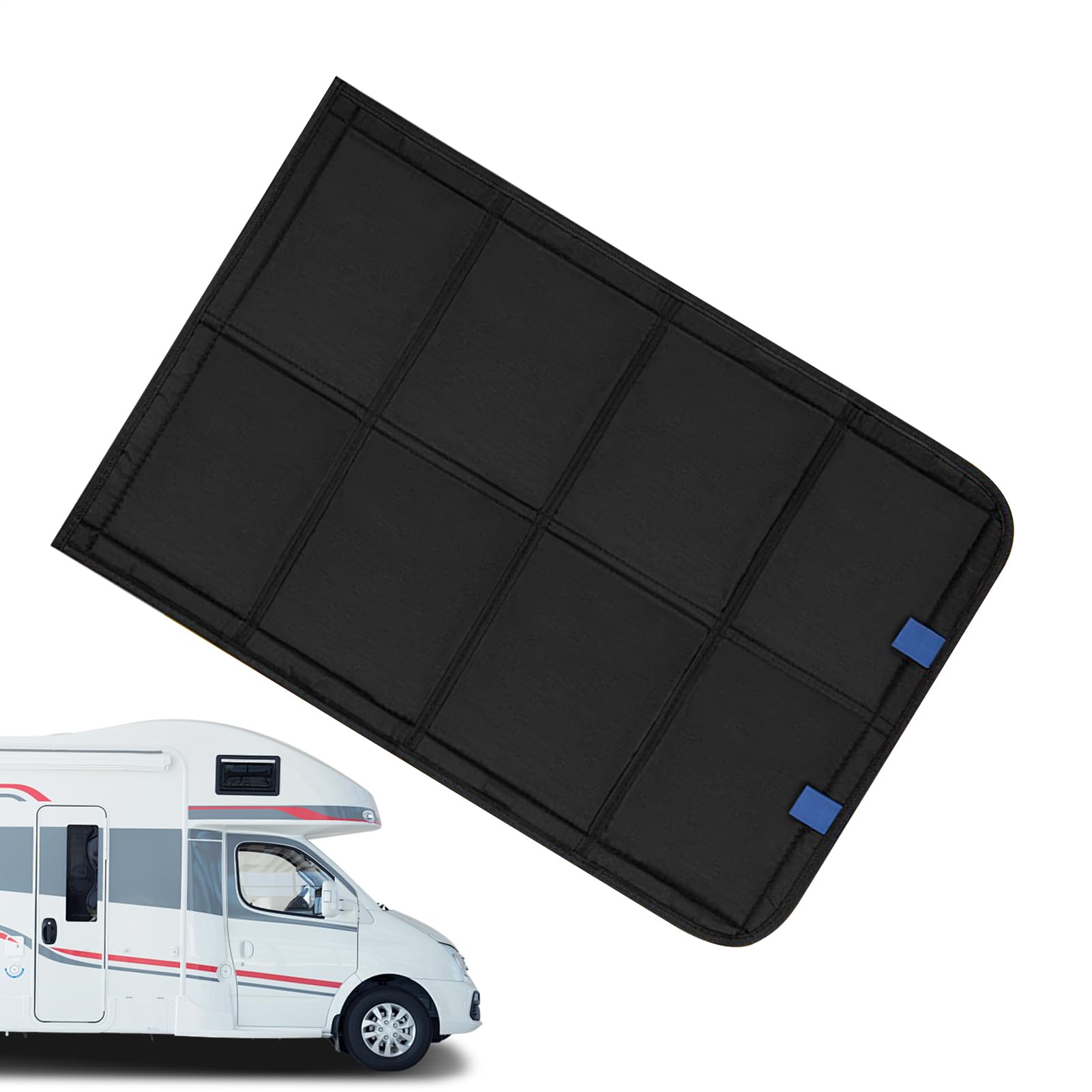 Store pour Fenêtre De Porte De Camping-Car Et Caravane | Protection D'Intimité Magnétique pour Véhicules Récreatifs | Store Occultant Isolant Pliable pour Fenêtre de Camping-Car -,
