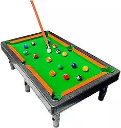 Mesa de Bilhar Infantil Portátil Snooker Diversão Completa para os Pequenos Campeões!