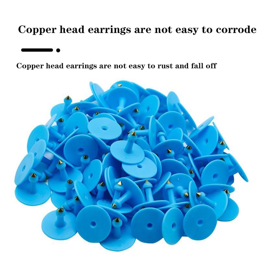Marchi auricolari per bovini/pecore/suini 001-400 marchi auricolari digitali in plastica per bestiame adatti per marchi auricolari per l'identificazione di animali di pecore, maiali, capre, bovini