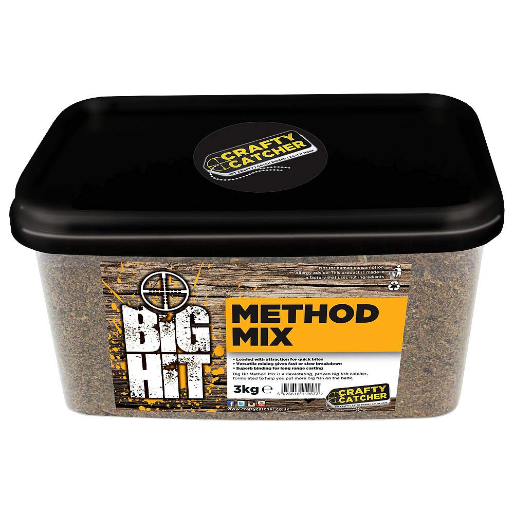 Crafty Catcher Method Mix - Bulk Pack. PVA Friendly Prepared Bait - 3000g