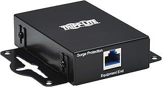 Tripp Lite in-Line Ethernet Network Surge Protector, Cat5 Cat5e Cat6 & Cat8, Up to 10 Gigabits per Second, 110 Punch Down, TAA Compliant, 2-Year Warranty (B110-SP-CAT-OD2)