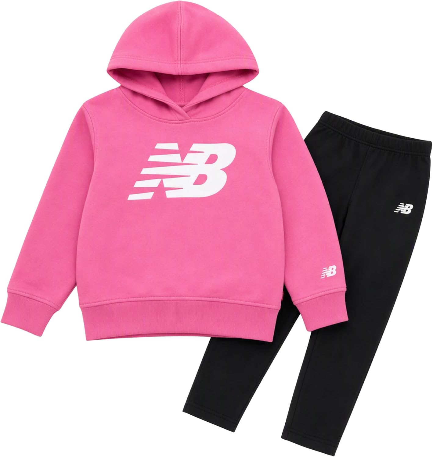 New Balance Small Girls 2-Piece Hoodie & Fleece-Lined Legging Set