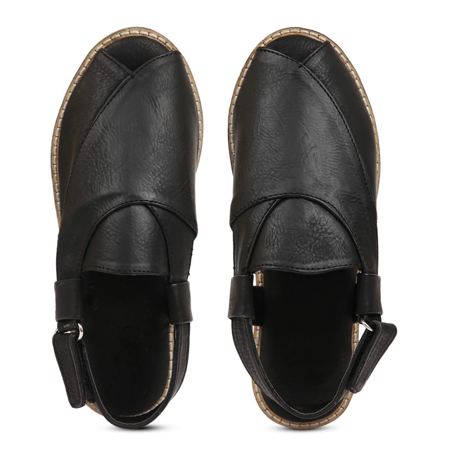 Tiber Taber Boys Peshawari Ethnic Stylish Sandals with Velcro Fastening and Fine Grip, Black, 26 - Ideal for any Festivals and Cultural Occasion (B08YN5ZRLQ) Amazon Price History, Amazon Price Tracker