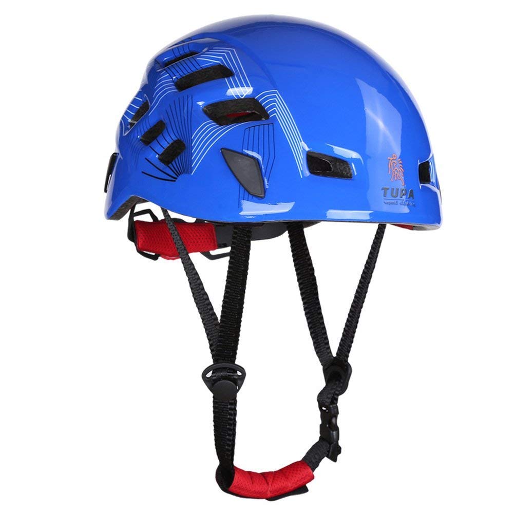 Safety Helmet Head Protection Rock Climbing Tree Arborist Abseiling Construction Aerial Work Rappelling Rescue Equipment 5 Colors Optional（Adjustable：54-62CM）