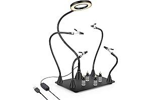 Newacalox Magnetic Helping Hand PCB Holder with Magnifier