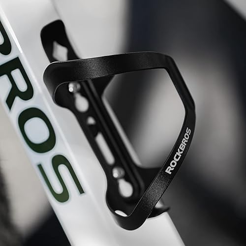 Miniatura 6 de ROCKBROS Soporte para botella de agua para bicicleta, jaula de aleación de aluminio, soportes de jaula de botella de agua para bicicleta, soporte
