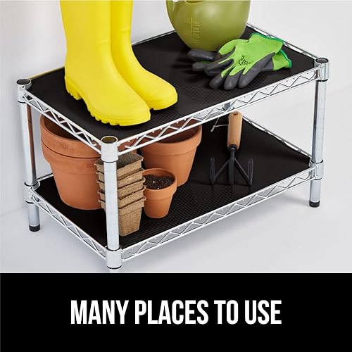 Miniatura 7 de Gorilla Grip - Forro acanalado no adhesivo, impermeable y duradero, 20 x 10 pulgadas, fácil de recortar, reutilizable, fuerte agarre para cajones,